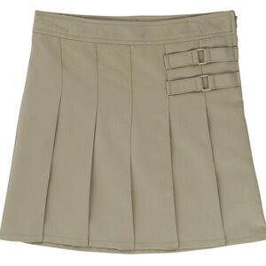 French Toast Tan Pleated Uniform with built in short Skirt Girls size 12